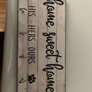 Home sweet home sign